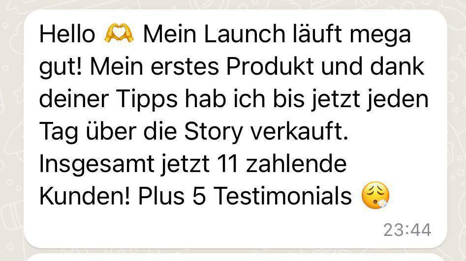 Kundenstimme – Launch läuft mega, 11 zahlende Kunden